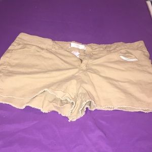 Tan shorts